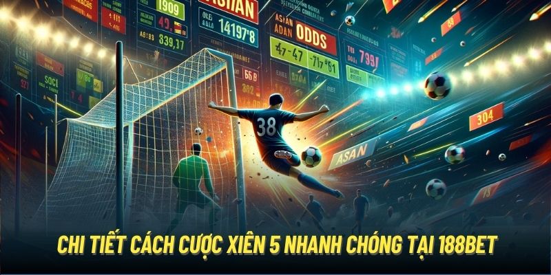 Chi tiết cách cược xiên 5 nhanh chóng tại 188Bet